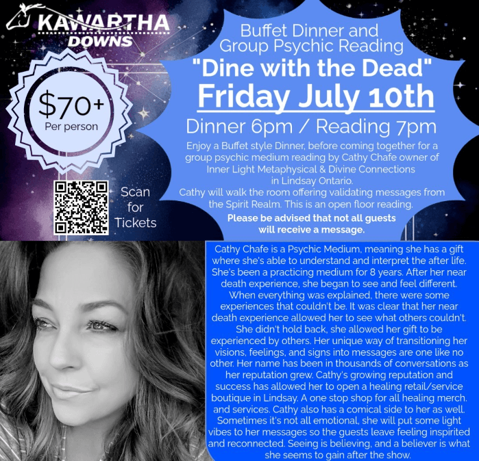 "Dine with the Dead" Psychic Group Reading and Buffet Dinner