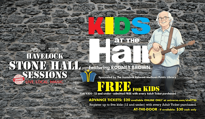 KIDS at The Hall - featuring Rodney Brown!