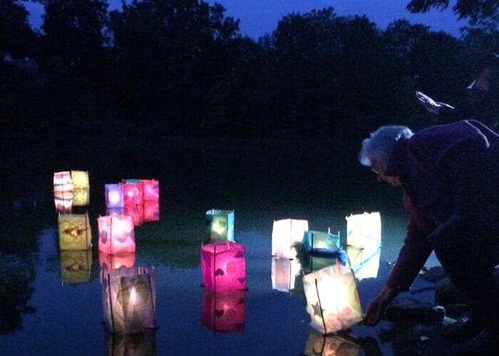 Lantern Launch to Commemorate Hiroshima