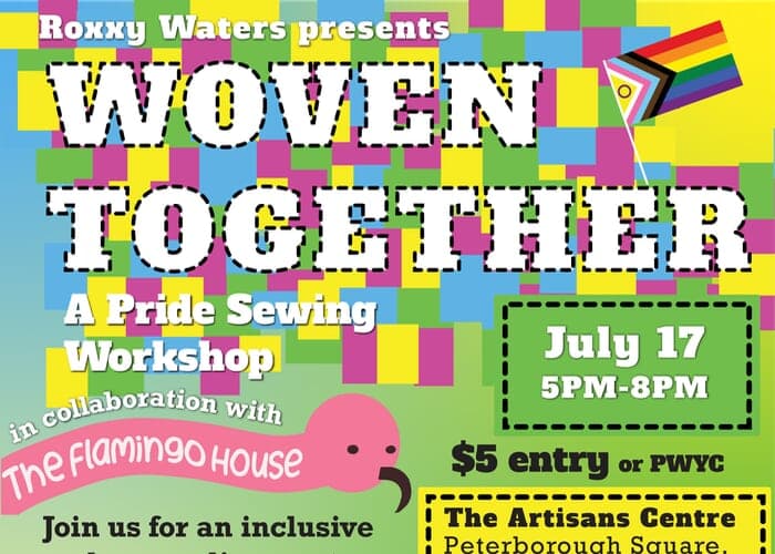 Roxxy Waters presents: Woven Together A Pride Sewing Workshop