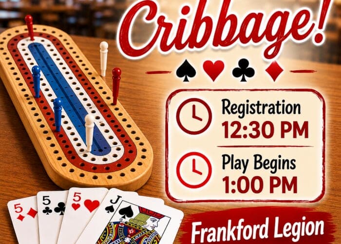 Cribbage at the Frankford Legion!